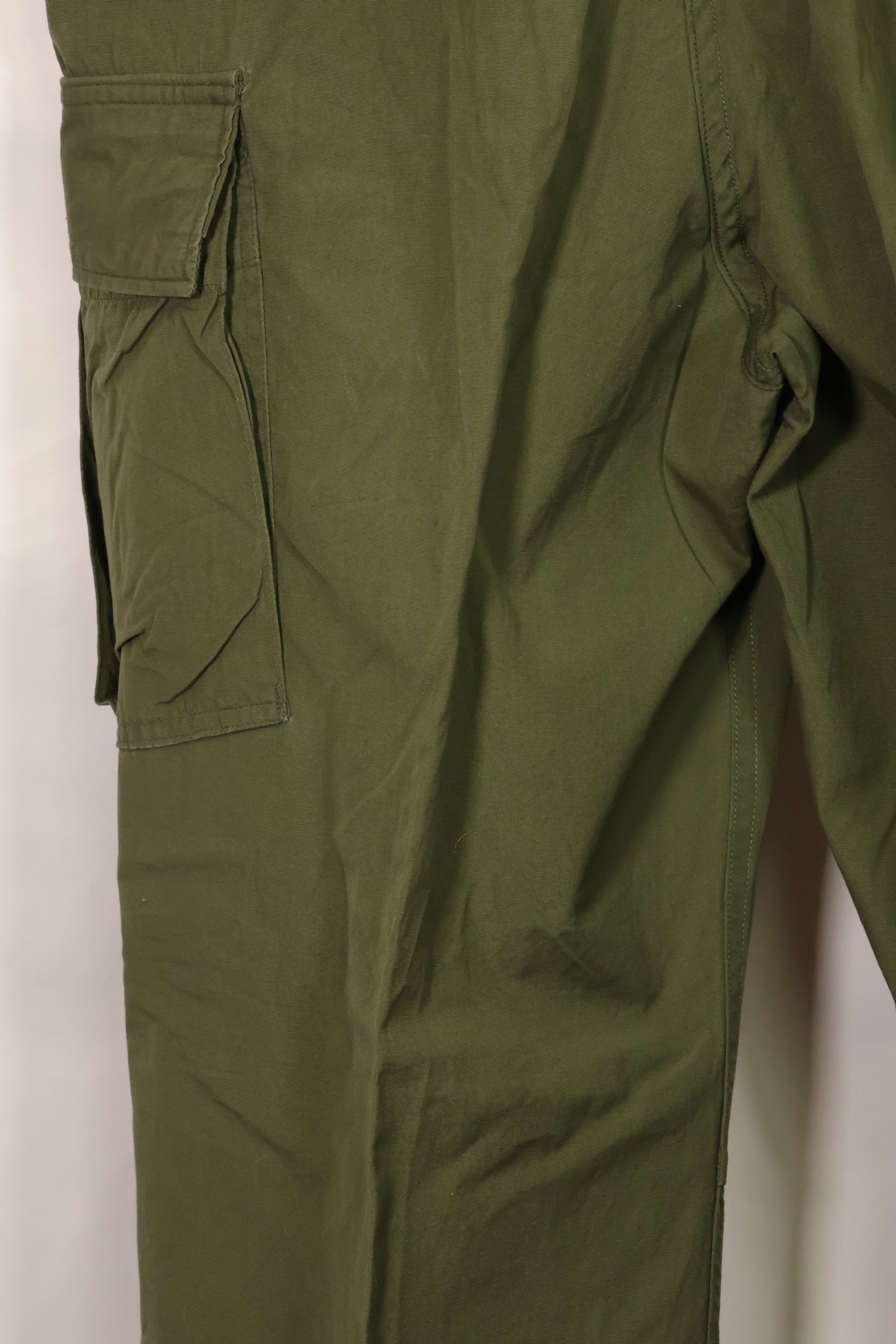 1967 Contract 3rd Model Non Ripstop Jungle Fatigue Pants L-L Almost Unused