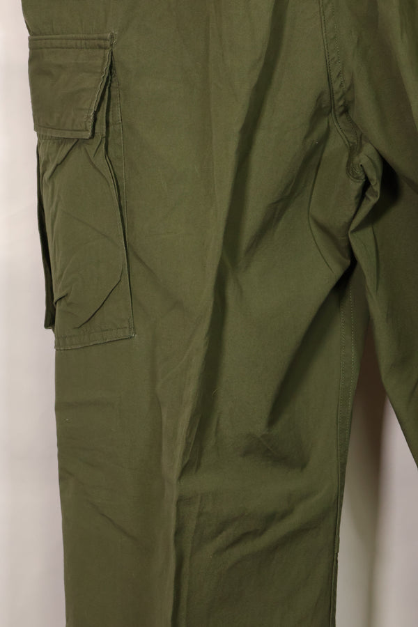 1967 Contract 3rd Model Non Ripstop Jungle Fatigue Pants L-L Almost Unused