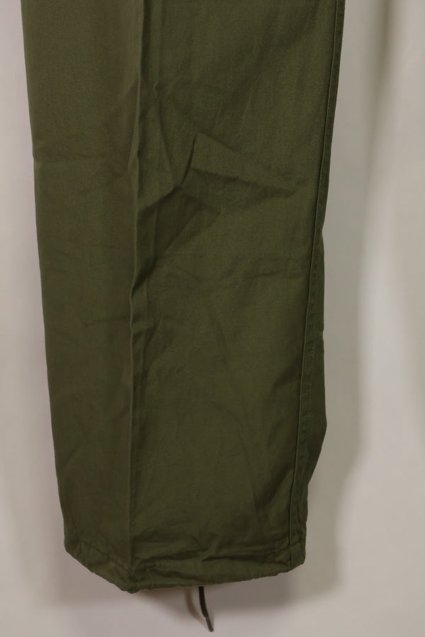 1967 Contract 3rd Model Non Ripstop Jungle Fatigue Pants L-L Almost Unused