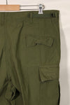 1967 Contract 3rd Model Non Ripstop Jungle Fatigue Pants L-L Almost Unused