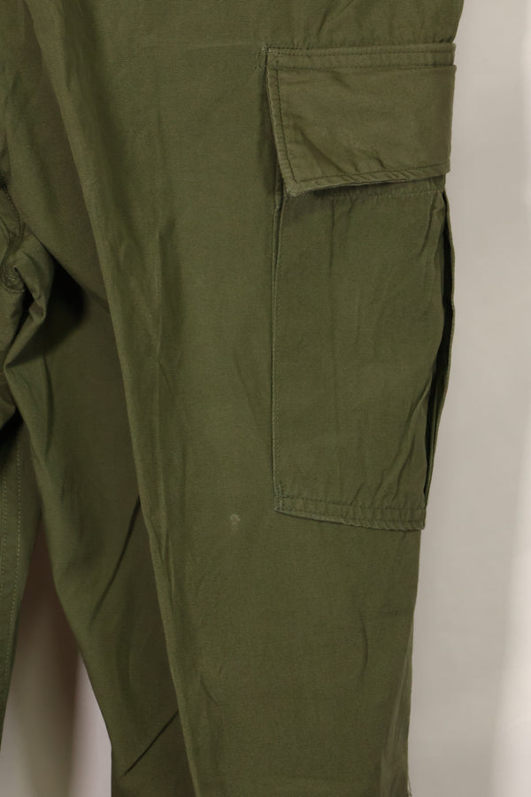 1967 Contract 3rd Model Non Ripstop Jungle Fatigue Pants L-L Almost Unused