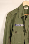 1963 Contract, S-R, U.S. Air Force, Officer, 1st Model Jungle Fatigue Jacket, Modified, Used