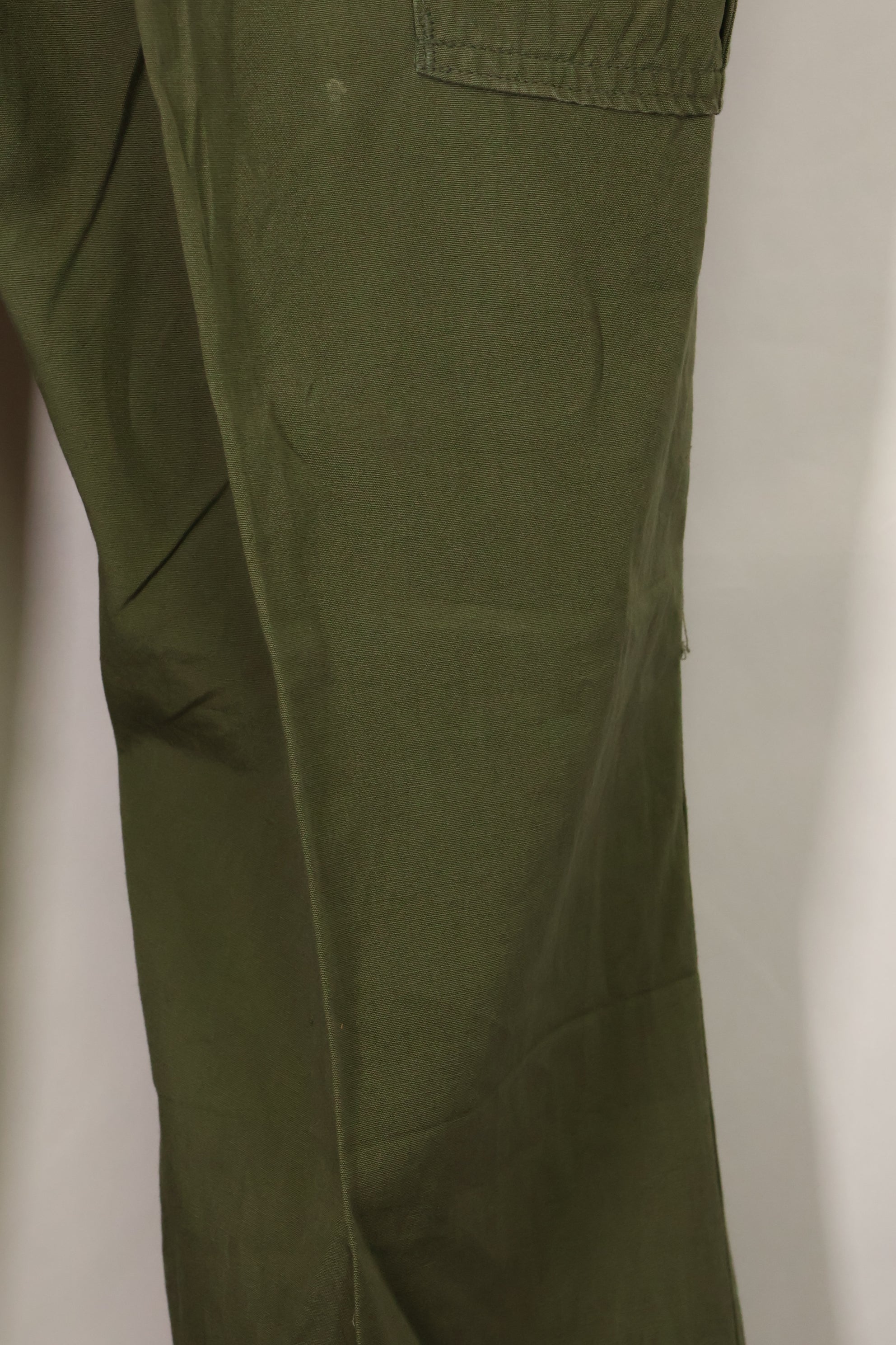 1967 Contract 3rd Model Non Ripstop Jungle Fatigue Pants L-L Almost Unused