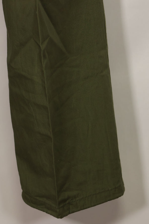 1967 Contract 3rd Model Non Ripstop Jungle Fatigue Pants L-L Almost Unused