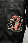 Estimated late 1940s-early 1950s early Japan Jacket, tiger embroidery, small scratches.