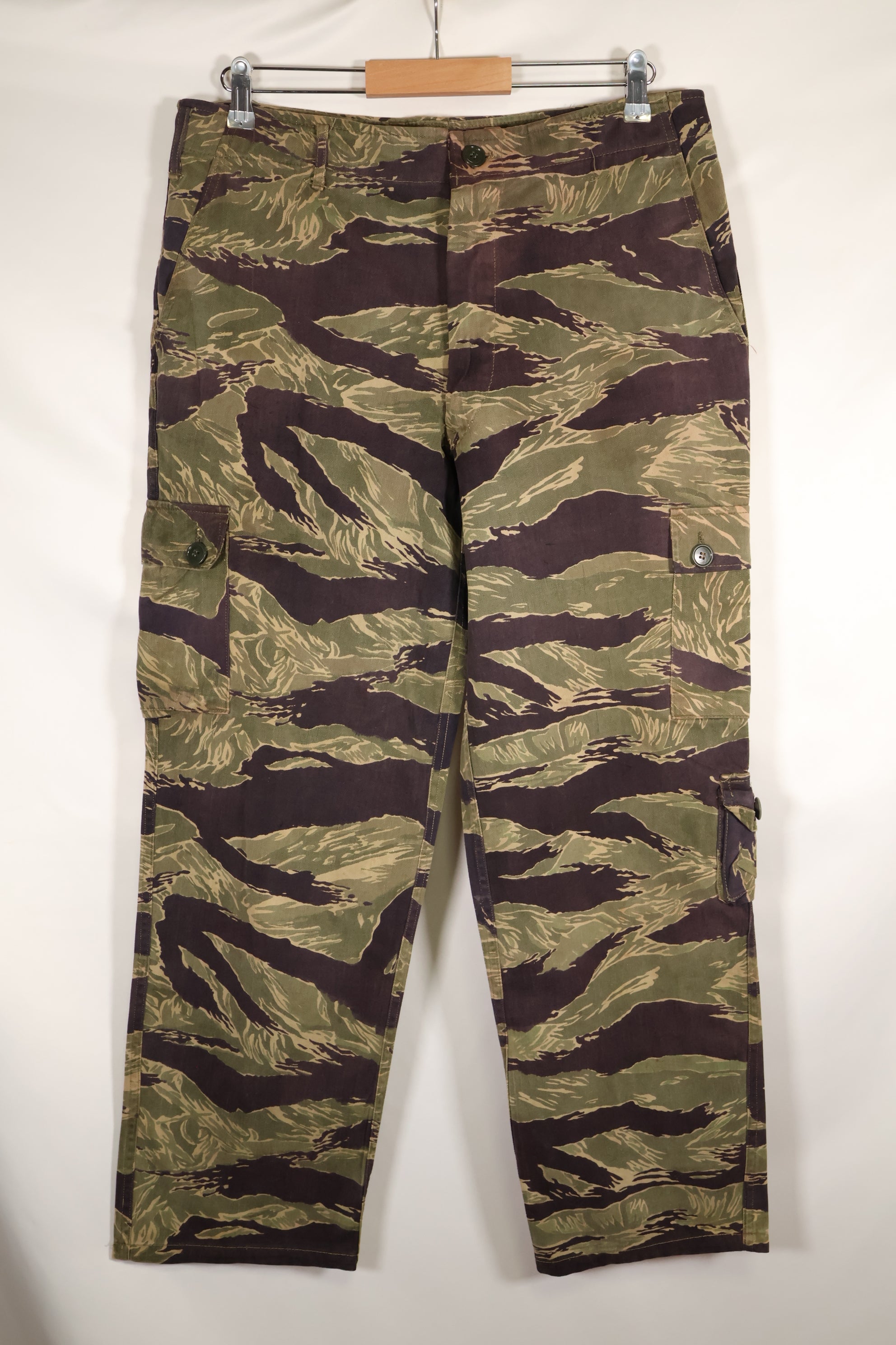 Circa 1965: Okinawa Tiger, US-style cut, tiger-striped pants, US size M, used