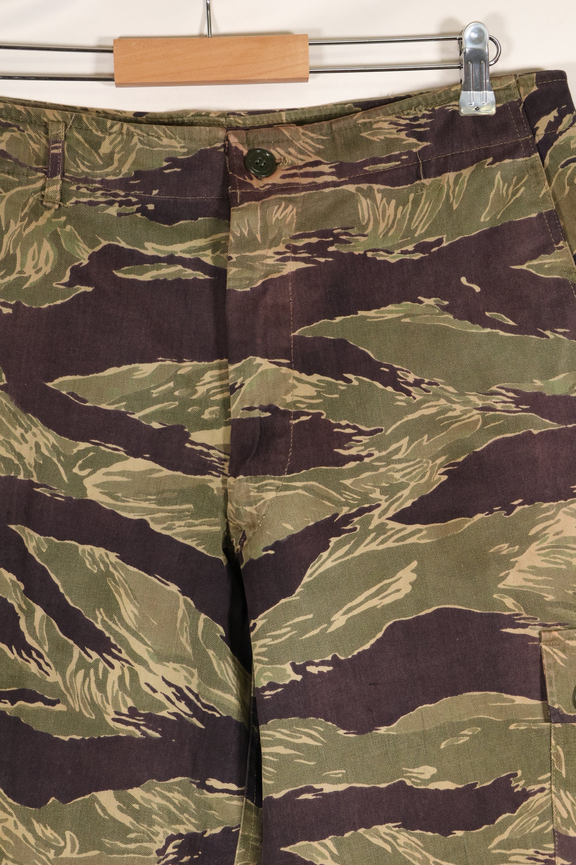 Circa 1965: Okinawa Tiger, US-style cut, tiger-striped pants, US size M, used
