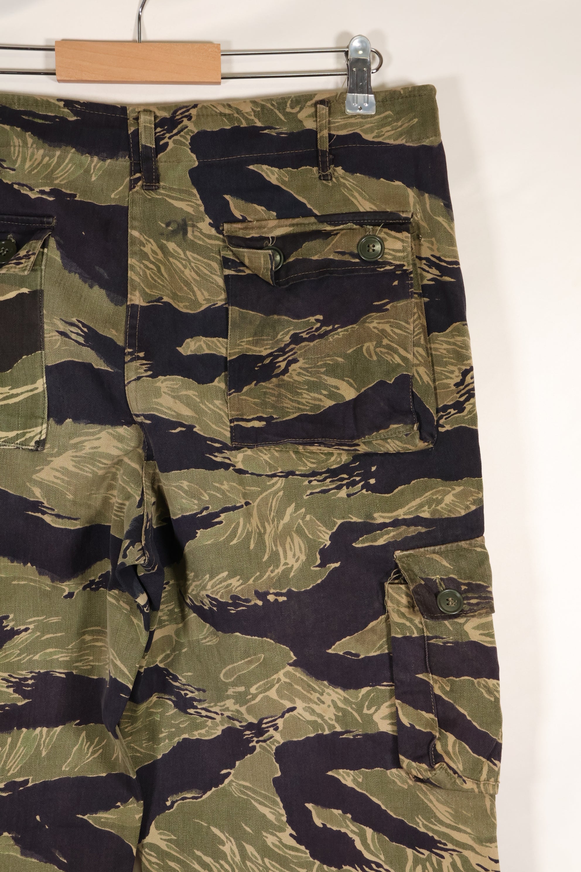 Circa 1965: Okinawa Tiger, US-style cut, tiger-striped pants, US size M, used