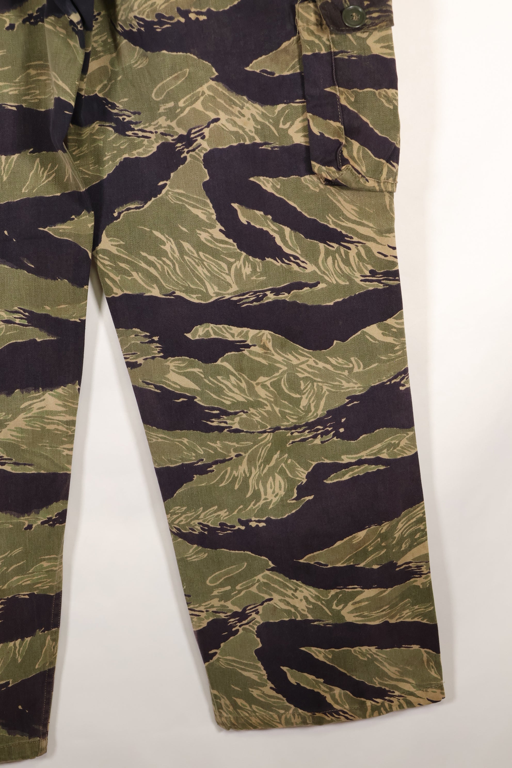Circa 1965: Okinawa Tiger, US-style cut, tiger-striped pants, US size M, used