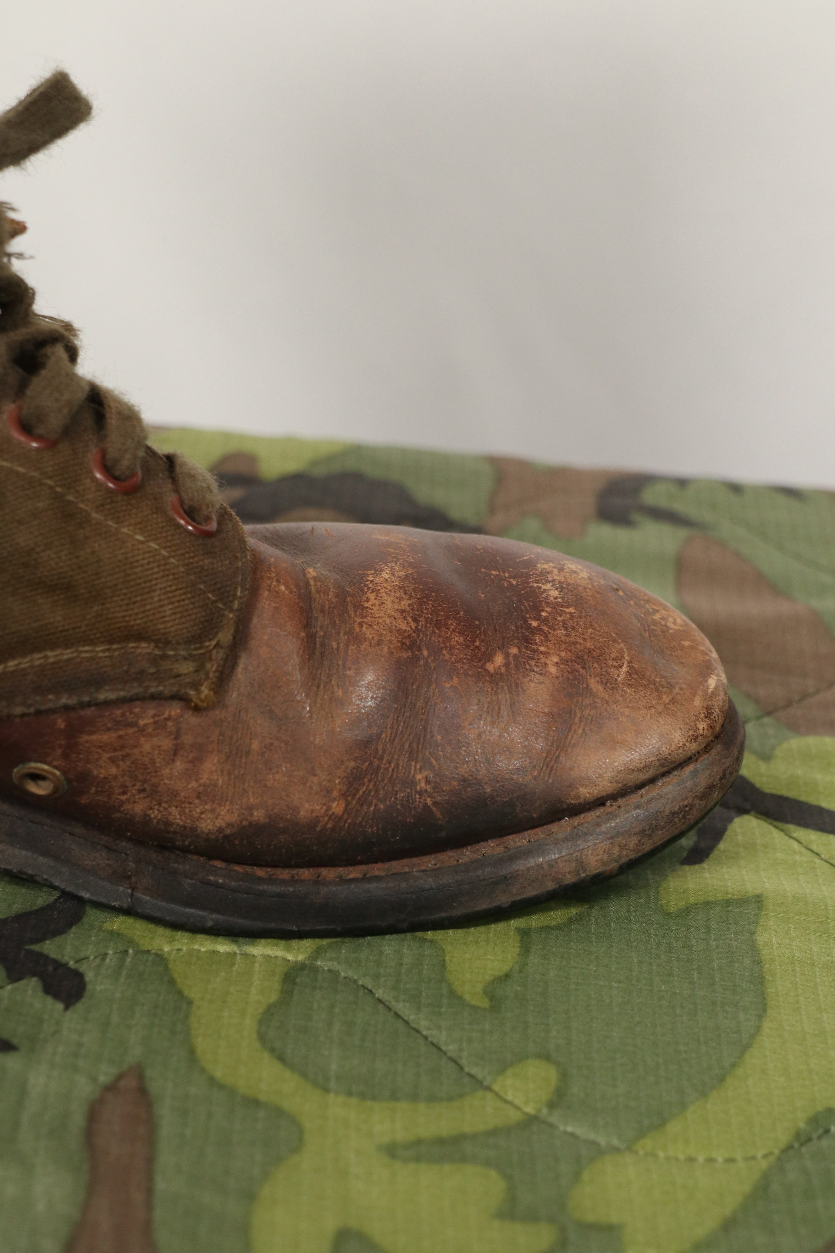 Real 1950s Tropical Boots, commonly known as Okinawan Boots, rare, used.