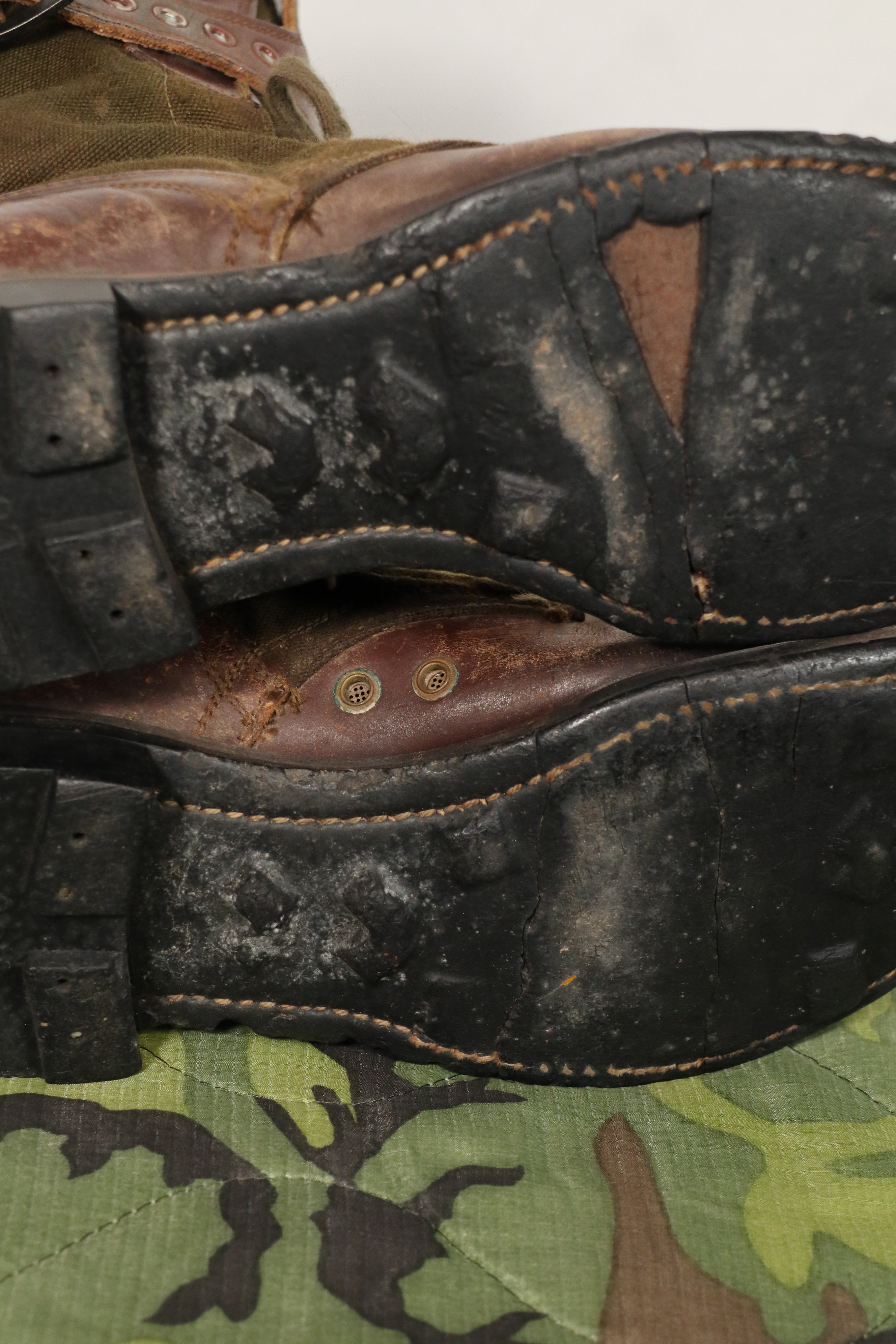 Real 1950s Tropical Boots, commonly known as Okinawan Boots, rare, used.