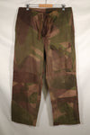Real British Army SAS Trousers WINDPROOF Camouflage Pants Size No.3 Used