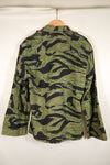 1969 VNMC 4th Pattern Tiger Stripe Shirt, Sea Wave Pattern, Used