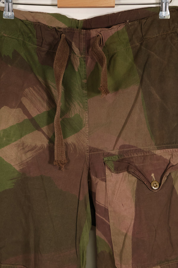 Real British Army SAS Trousers WINDPROOF Camouflage Pants Size No.1 Used