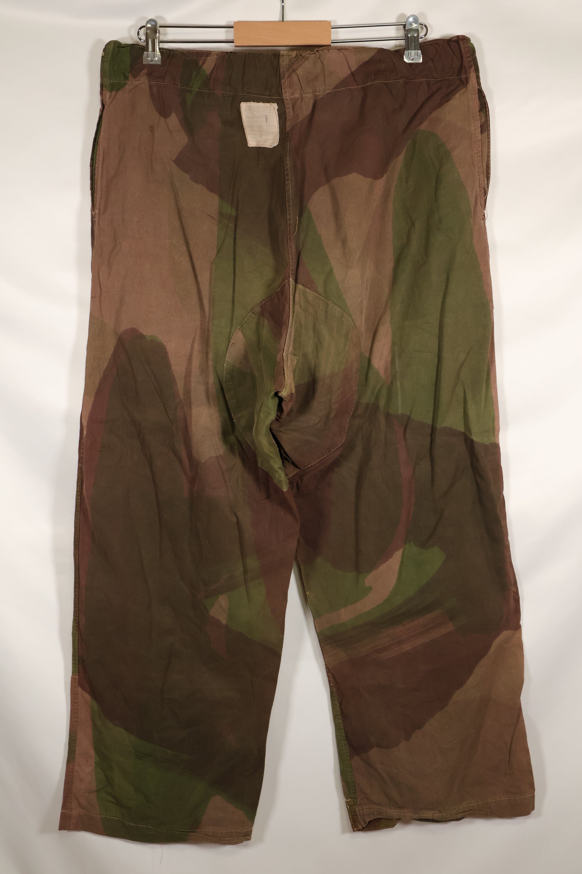 Real British Army SAS Trousers WINDPROOF Camouflage Pants Size No.1 Used