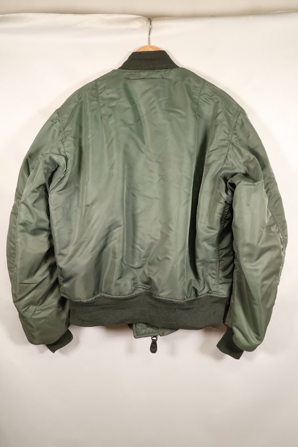 1950s LARGE U.S. Air Force Early Model MA-1 Flight Jacket, Intermediate, Used