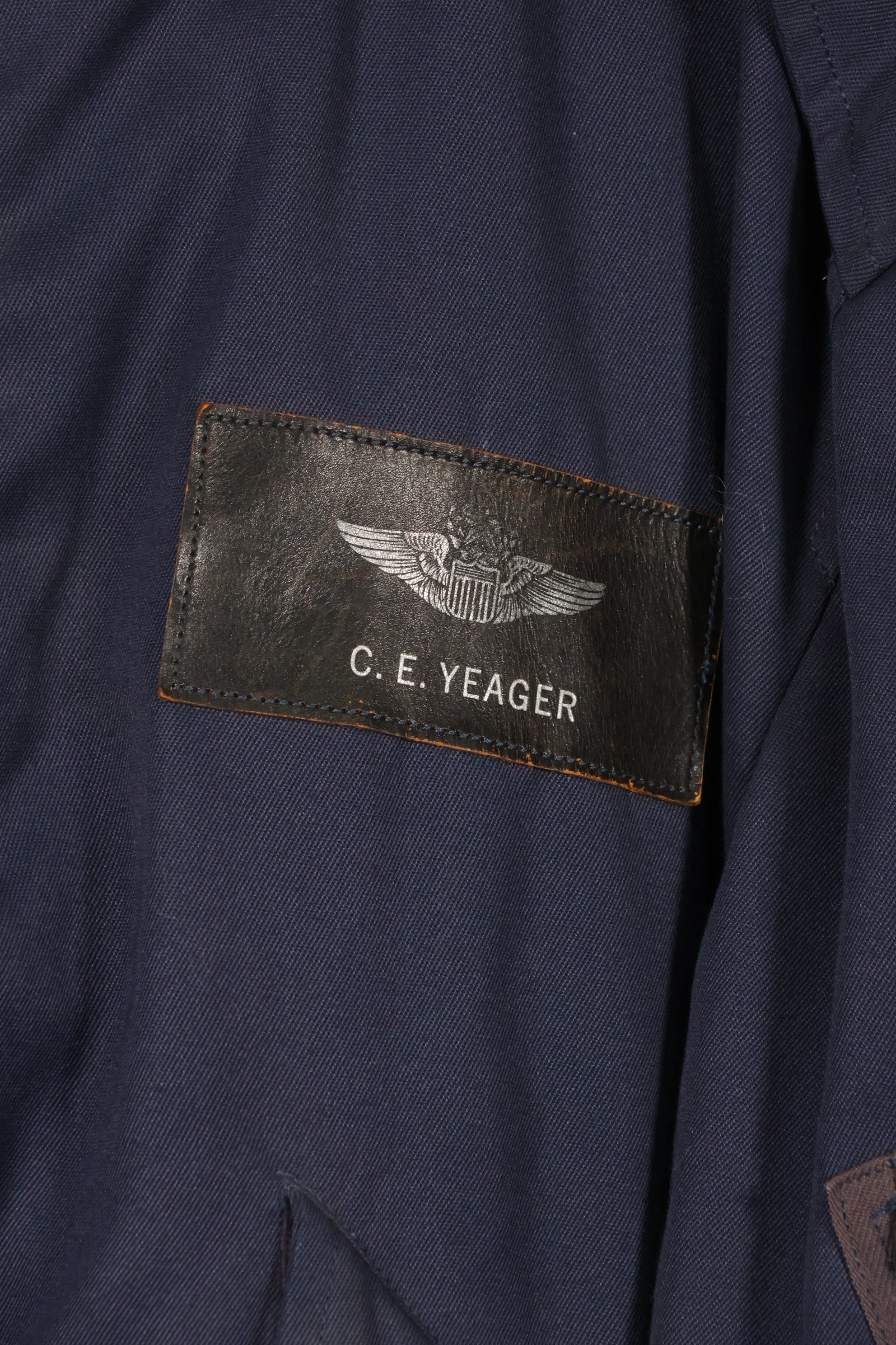 1969 Air Force Major General Chuck Yeager test sample branch made flight jacket with insignia