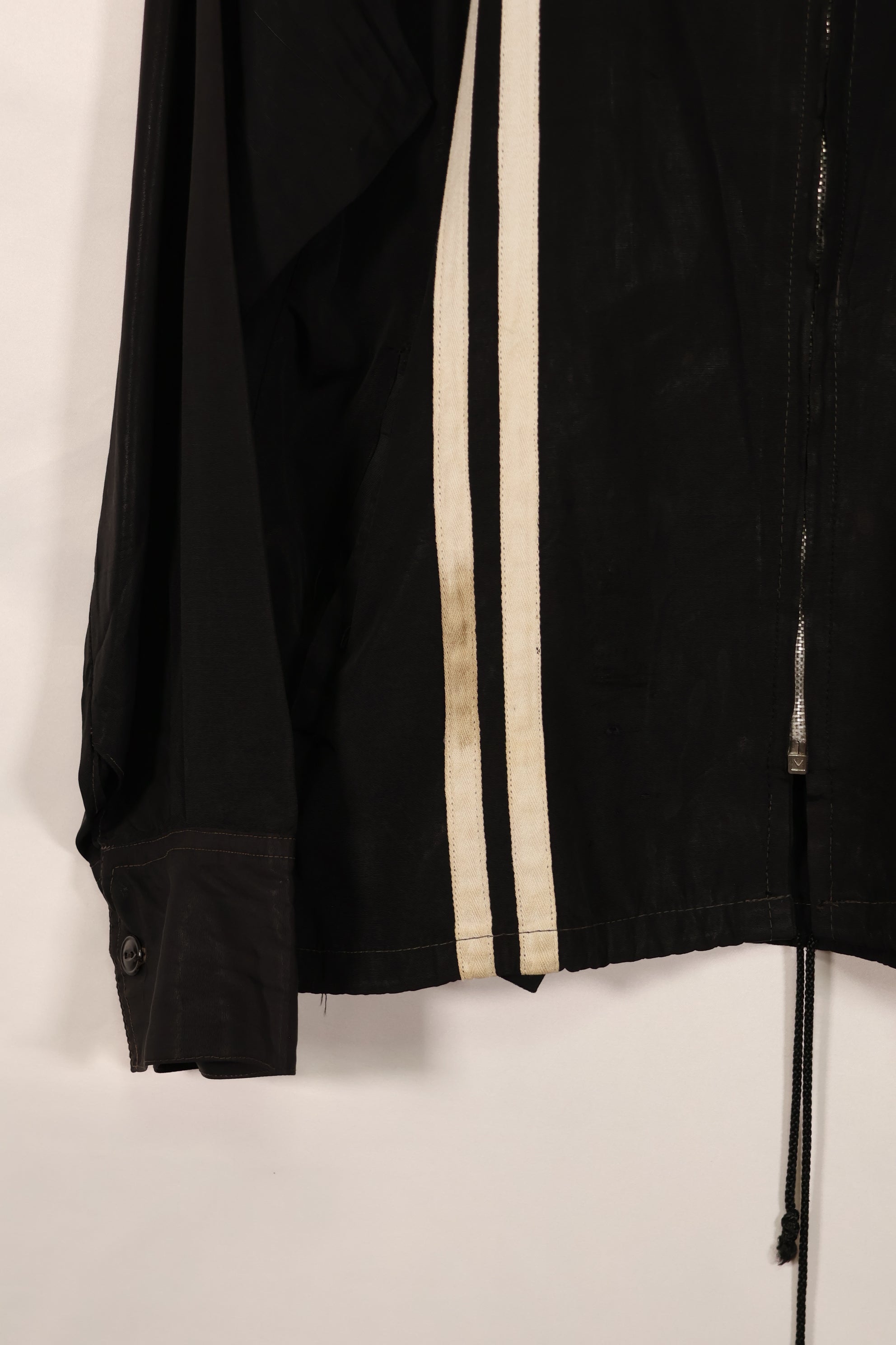 Real estimated 1970s, Okinawa-made racing jacket, HAMA zipper, used.