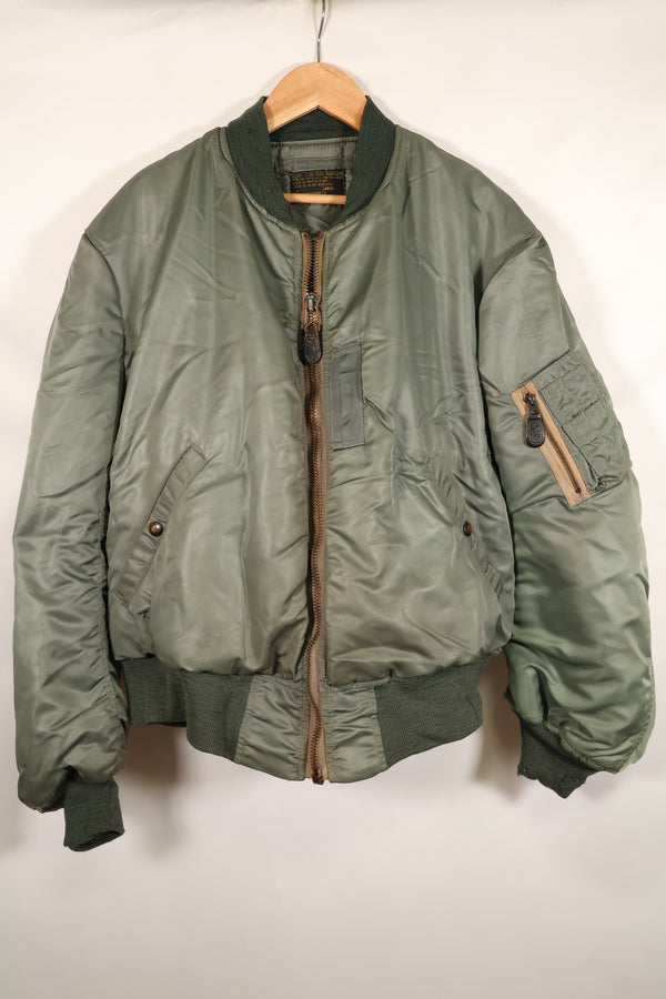 1950s LARGE U.S. Air Force Early Model MA-1 Flight Jacket, Intermediate, Used, Grade B