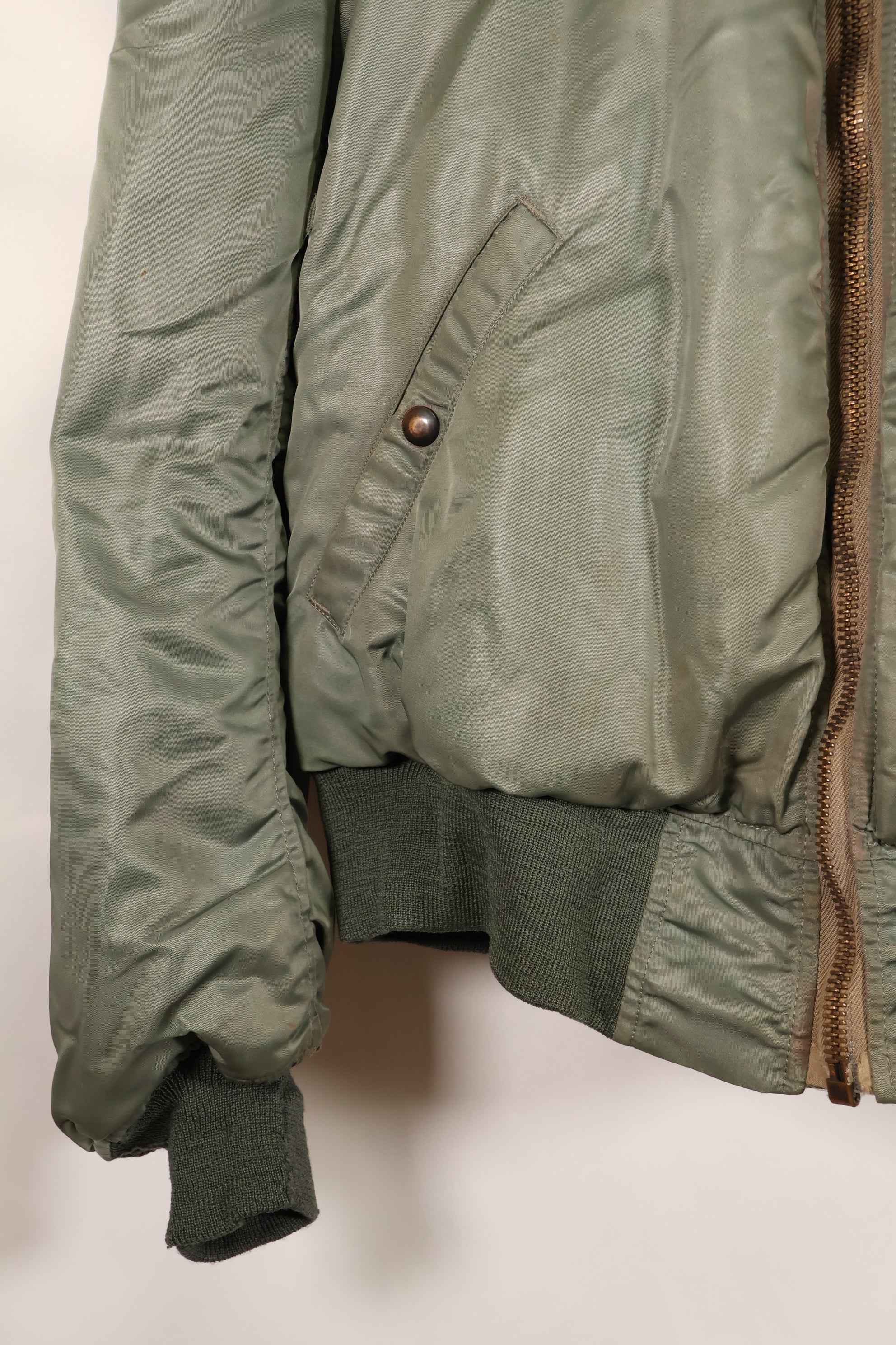 1950s LARGE U.S. Air Force Early Model MA-1 Flight Jacket, Intermediate, Used, Grade B