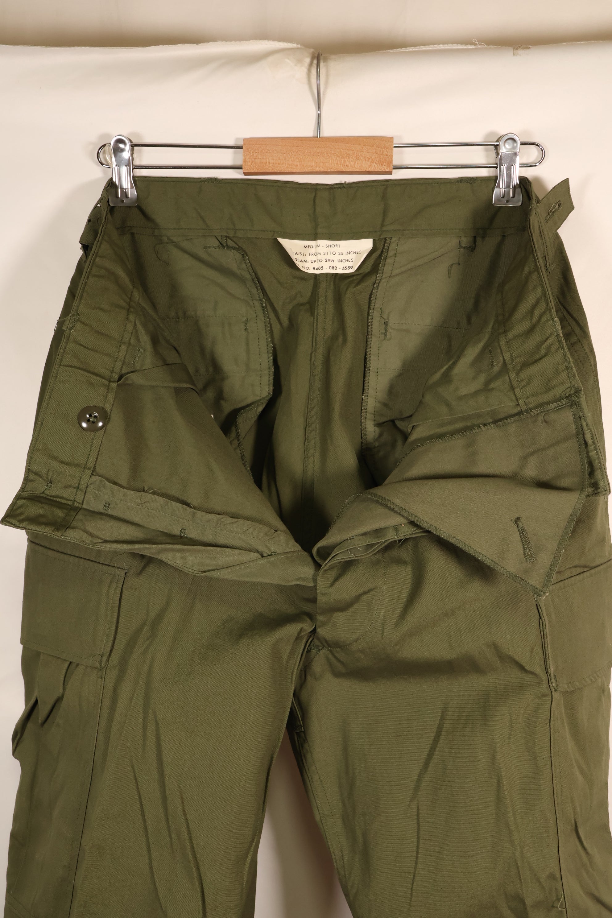 Circa 1965, M-S, Deadstock, 2nd Model Jungle Fatigue Pants, in good condition　