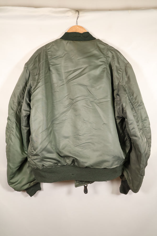 1950s LARGE U.S. Air Force Early Model MA-1 Flight Jacket, Intermediate, Used, Grade B