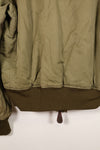 1940s, estimated age 38–40, U.S. Army Air Forces (USAAF) B-15A flight jacket, modified with shearling, used