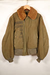 1940s, Size 42, WWII, U.S. Army Air Forces, B-15 Flight Jacket, Calendar-finished fabric, Used