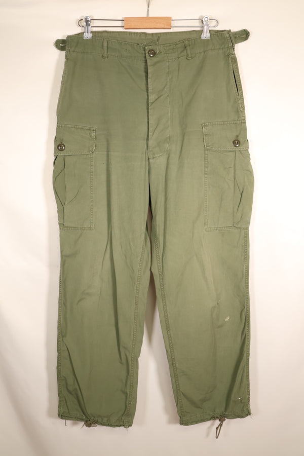 1963 Contract—Presumed M-S 1st Model Jungle Fatigue Pants—Faded—Used