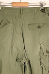 1963 Contract—Presumed M-S 1st Model Jungle Fatigue Pants—Faded—Used