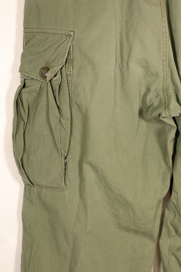 1963 Contract—Presumed M-S 1st Model Jungle Fatigue Pants—Faded—Used