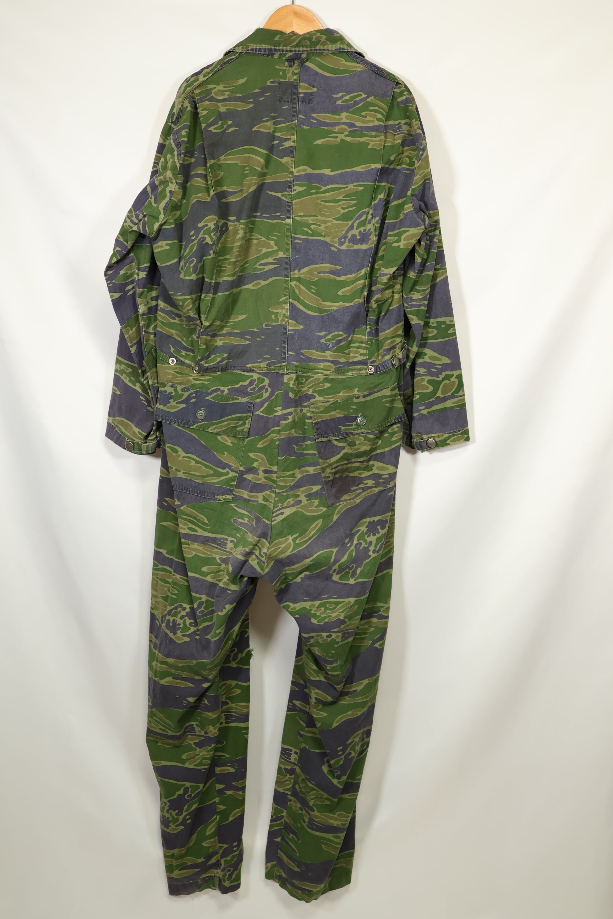 1970s Late War Pattern VNMC Tiger Stripe Flight Suit with patch retrofitted