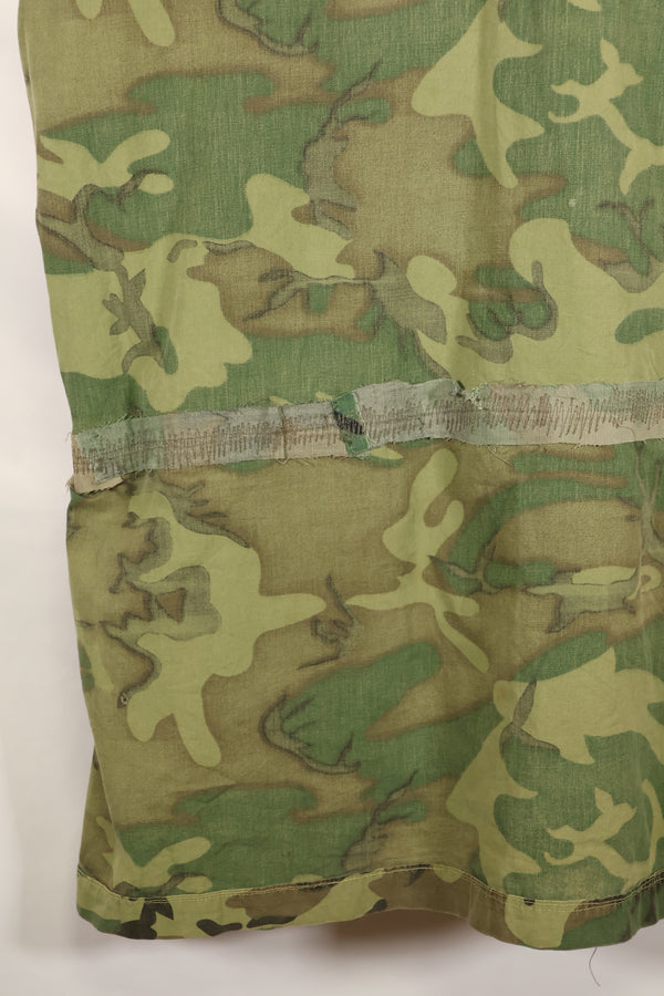 Circa 1966-67 X-L-R Non Ripstop Early Print ERDL Fatigue Jacket Used