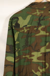 1970 Contract Deadstock X-L-R ERDL Green Leaf Camouflage Jungle Fatigue Jacket