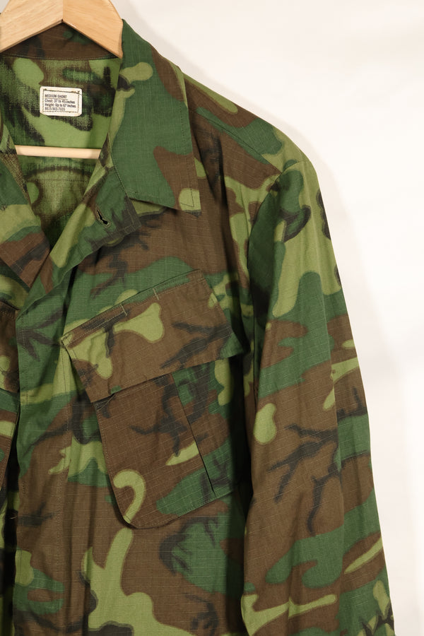 1968 Contract Deadstock M-S ERDL Green Leaf Camouflage Jungle Fatigue Jacket