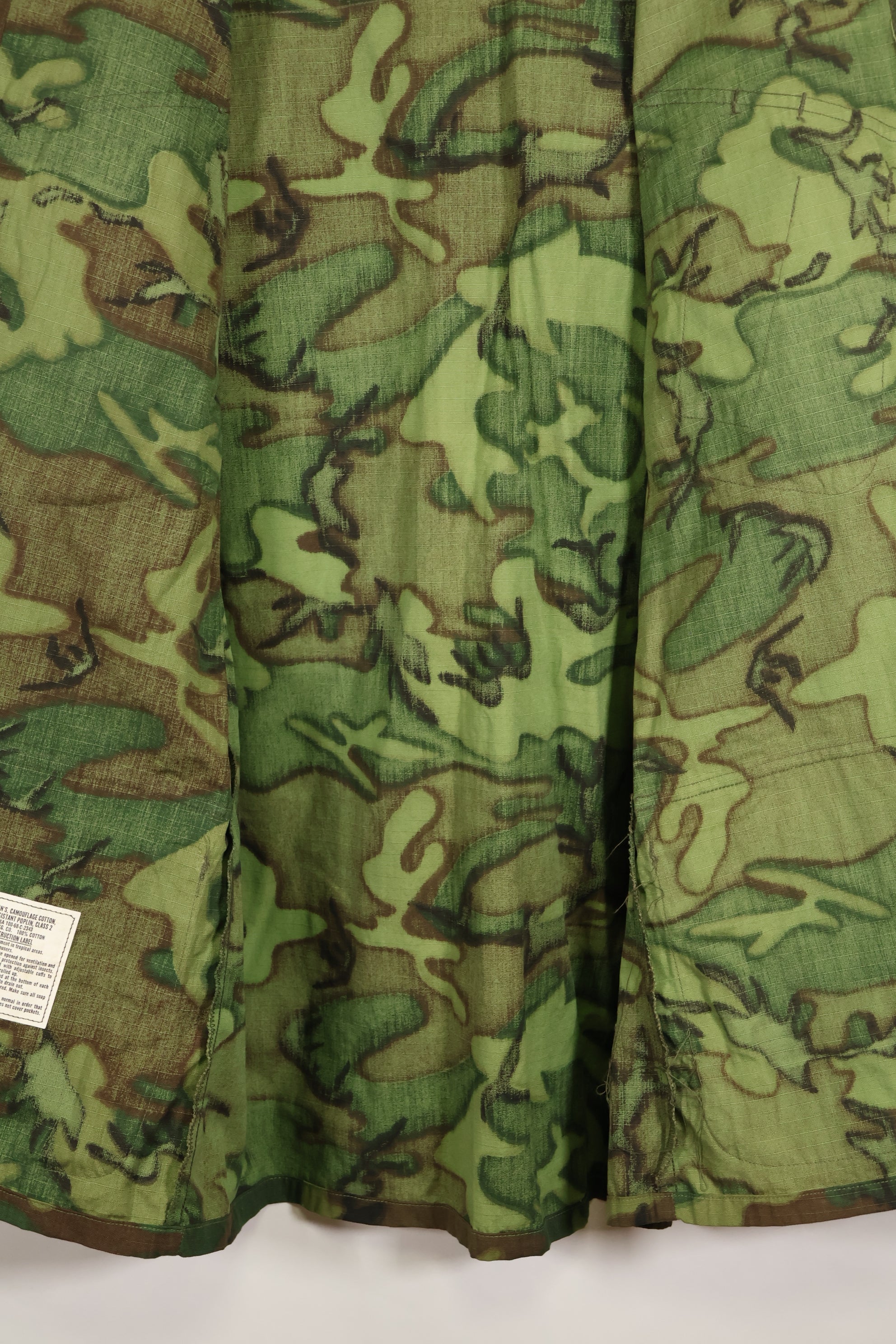 1968 Contract Deadstock M-S ERDL Green Leaf Camouflage Jungle Fatigue Jacket
