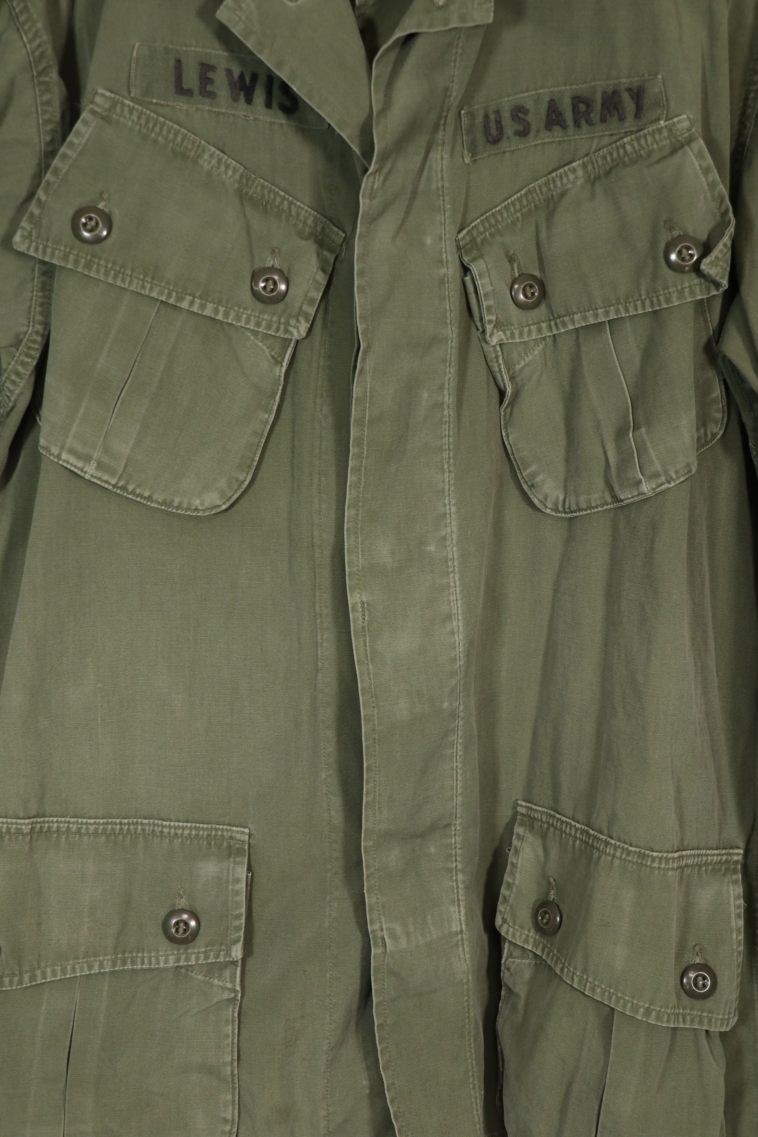 Real 1st Model Jungle Fatigue Jacket, patch restored, used