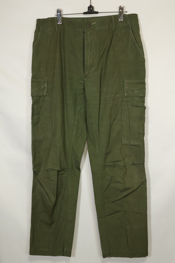 1968 Contract 4th Model Ripstop Jungle Fatigue Pants M-L Used