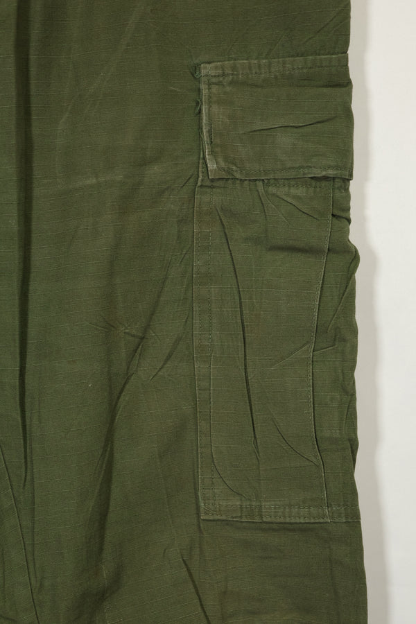 1968 Contract 4th Model Ripstop Jungle Fatigue Pants M-L Used