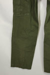 1968 Contract 4th Model Ripstop Jungle Fatigue Pants M-L Used