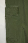 Estimated 1967 Contract 3rd Model Non Ripstop Jungle Fatigue Pants X-S-R Used