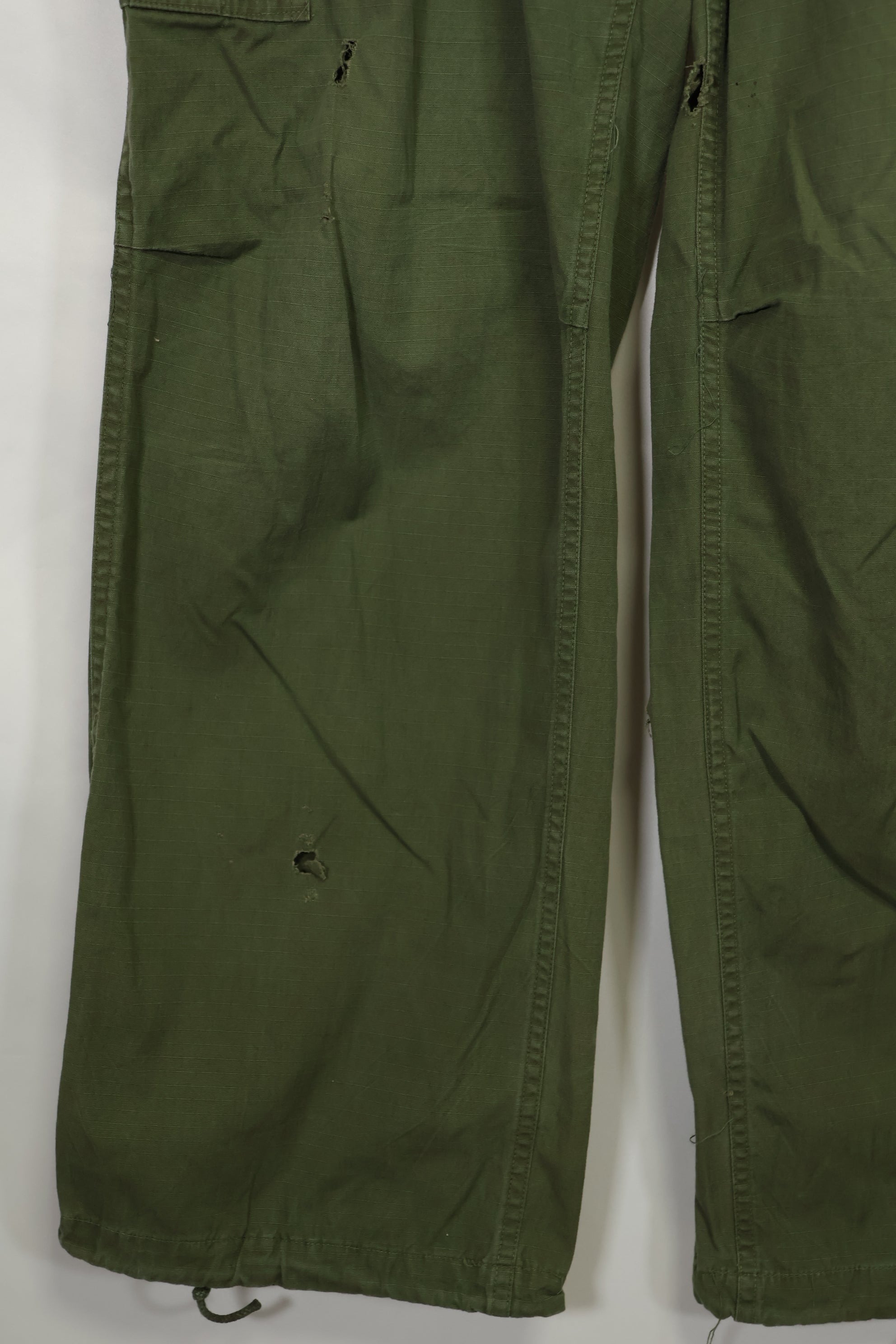 1968-69 Contract 4th Model Ripstop Jungle Fatigue Pants L-L Used