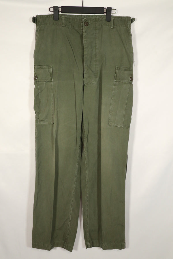 Real 1964 1ST MODEL Jungle Fatigue M-R Pants Used A