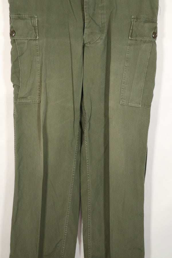 Real 1964 1ST MODEL Jungle Fatigue M-R Pants Used A