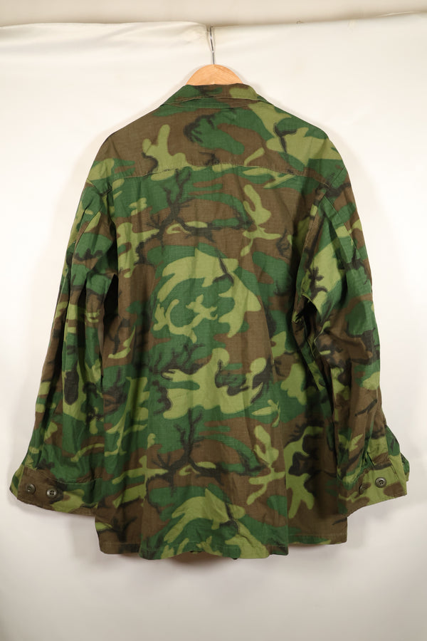 1969 Contract L-S Ripstop ERDL Camo Jungle Fatigue Jacket (Used)