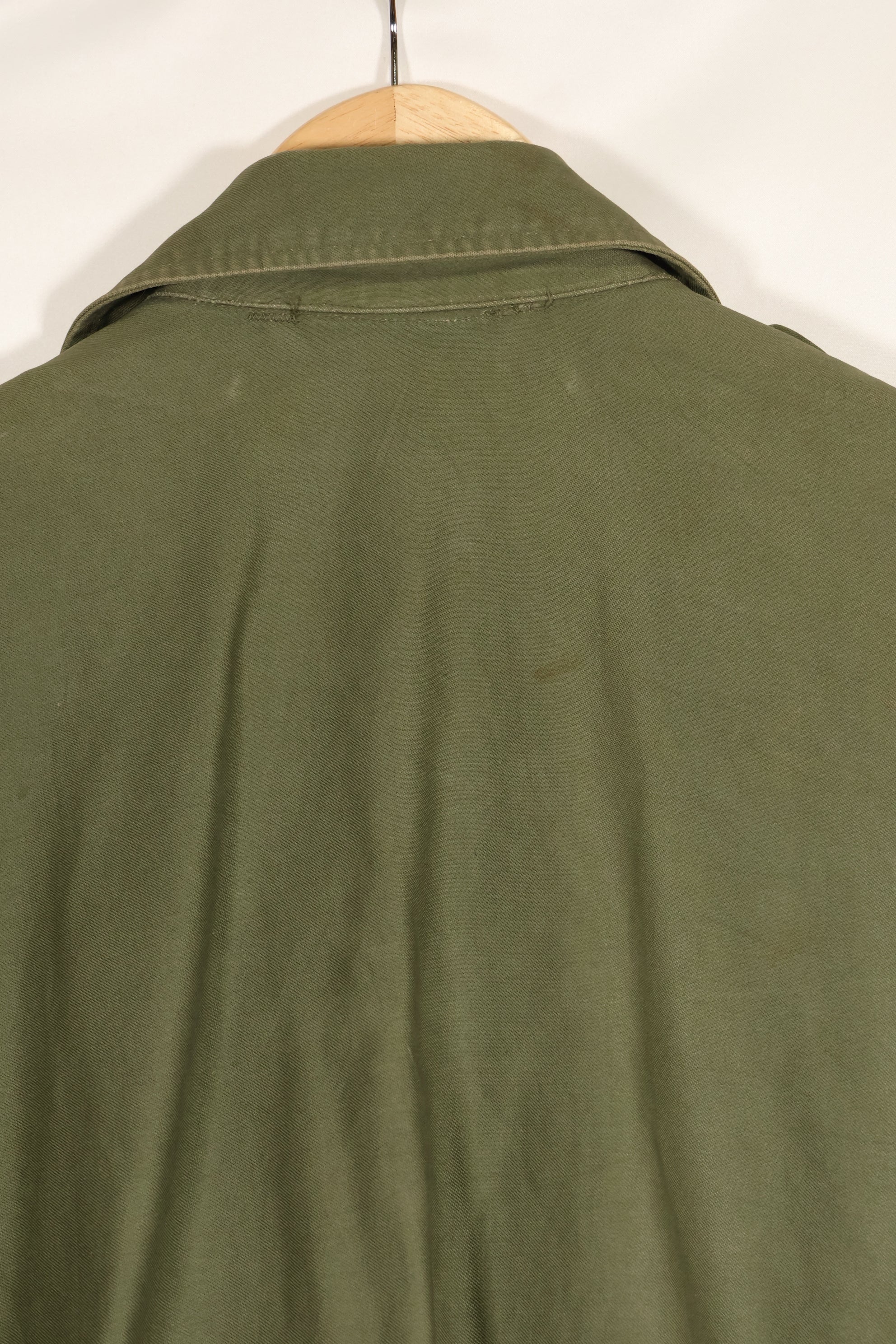 1960 Contract S-S U.S. Army M51 Field Jacket, stained, used.
