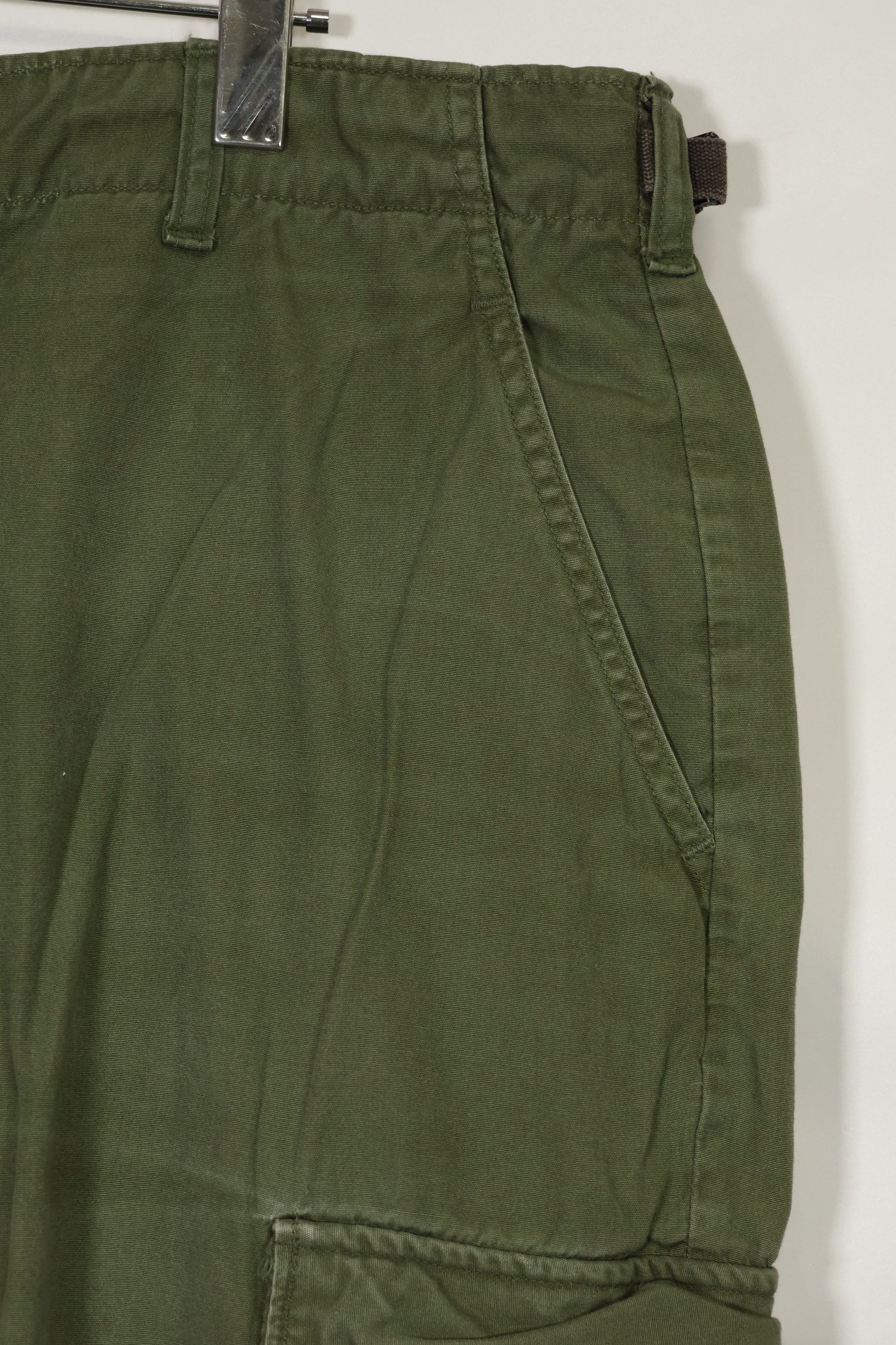 Estimated 1967 Contract 3rd Model Non Ripstop Jungle Fatigue Pants X-L-R Used