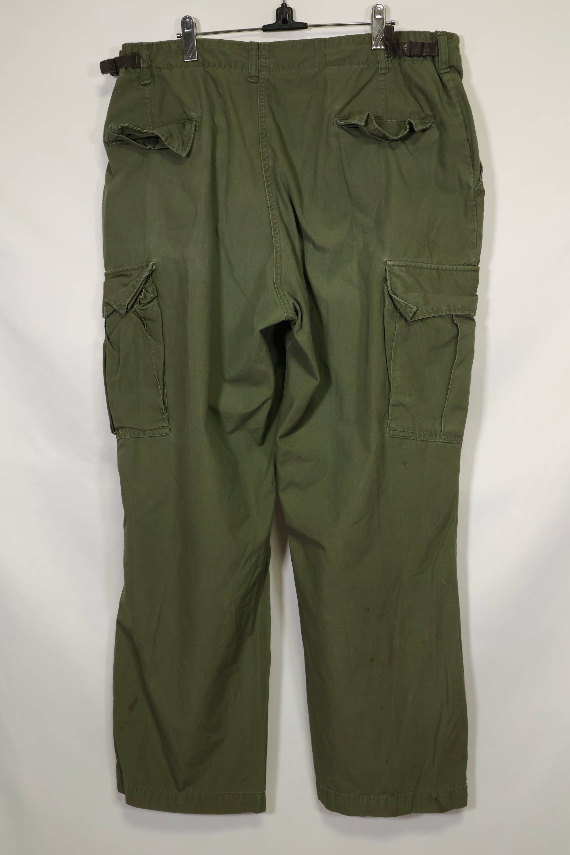 Estimated 1967 Contract 3rd Model Non Ripstop Jungle Fatigue Pants X-L-R Used