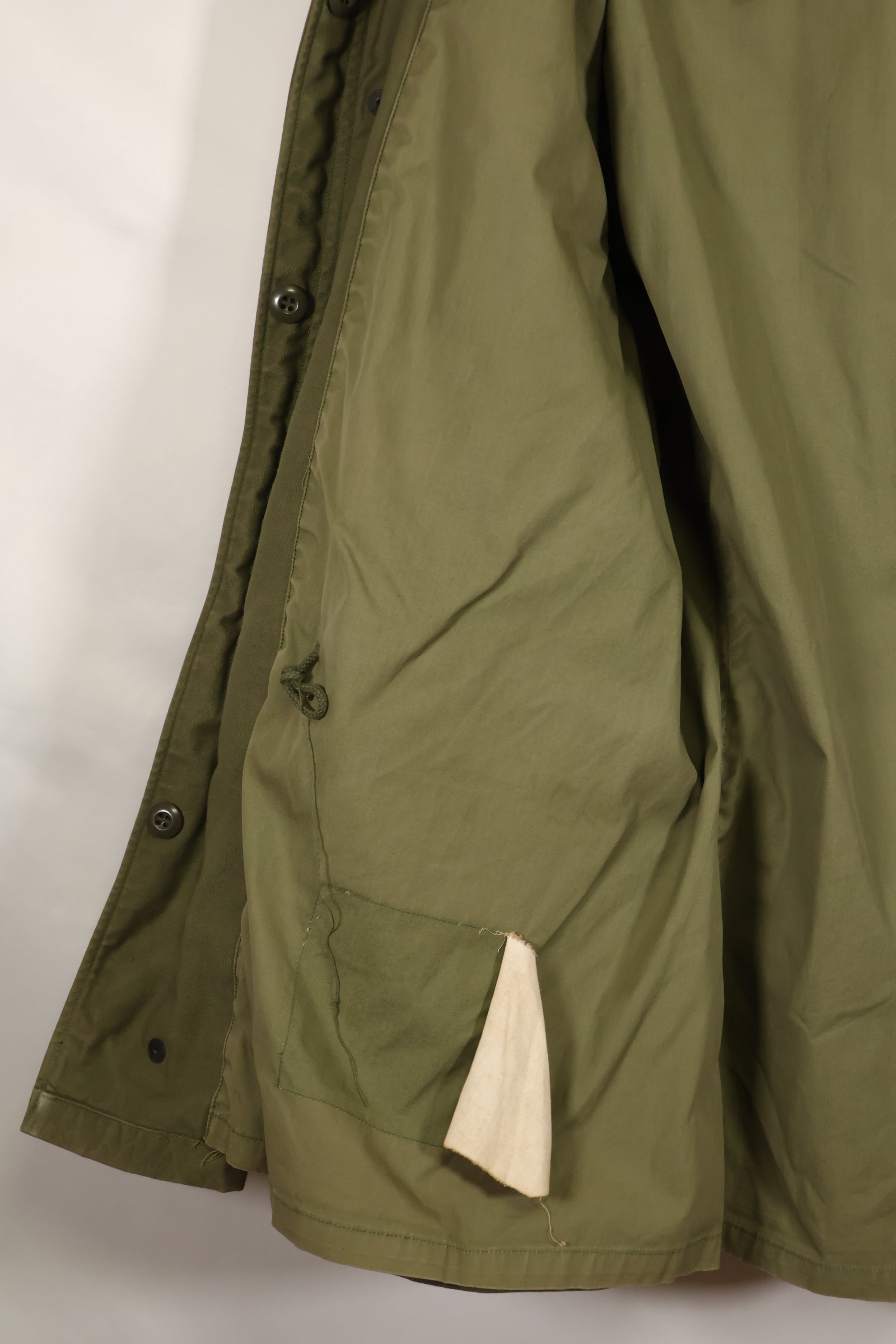 1967 Contract Lot M-R 2nd Model M65 Field Jacket Silver Zipper Used