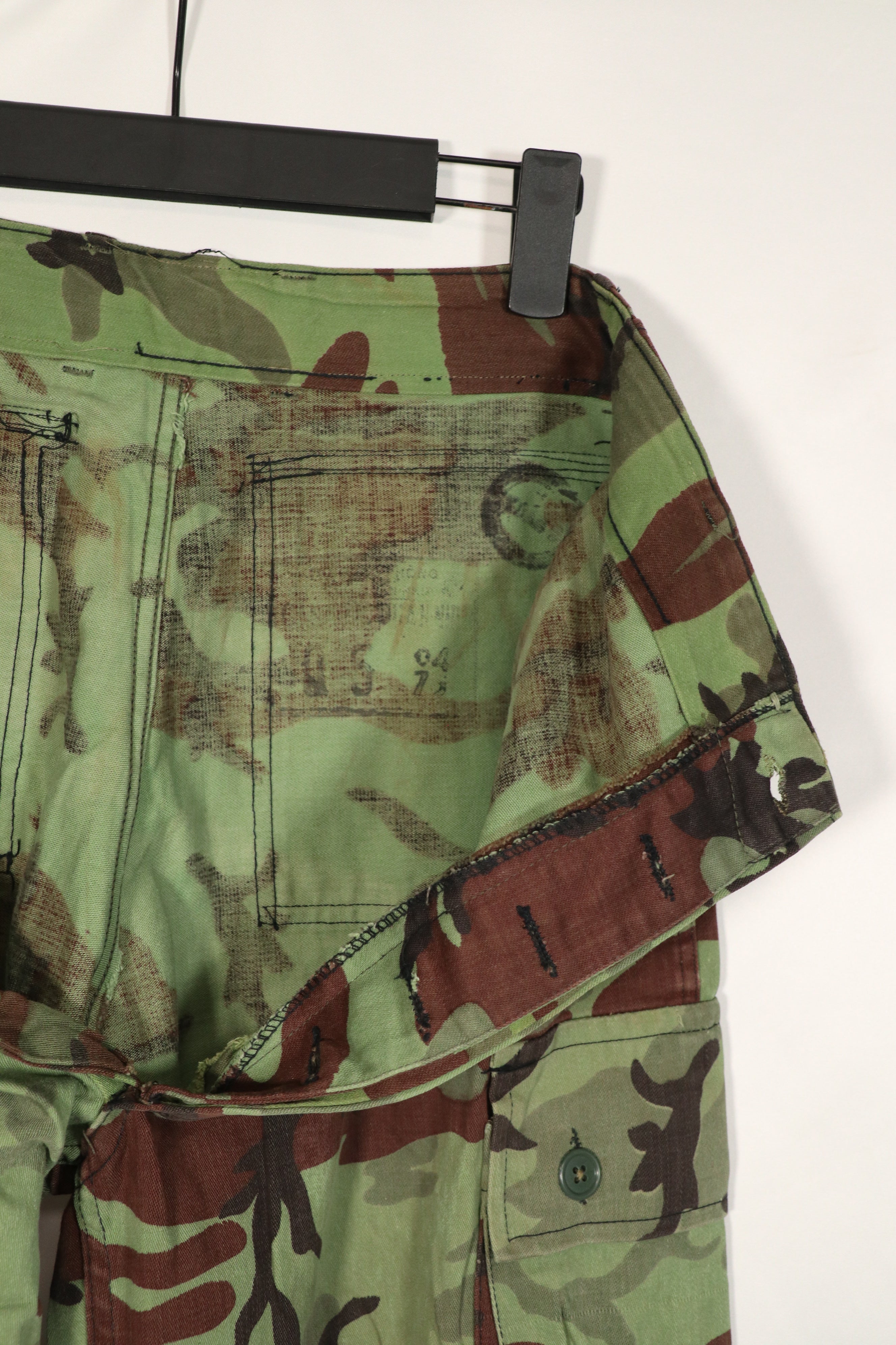 Real South Vietnam Ranger Leaf Camouflage BDQ Used A